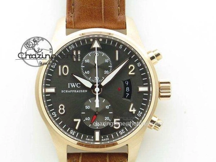 MIROTIME 0308 Compact Portugieser Perpetual Calendar IW503302 RG V9F 1:1 Best Edition White Dial on Brown Leather Strap A 7113